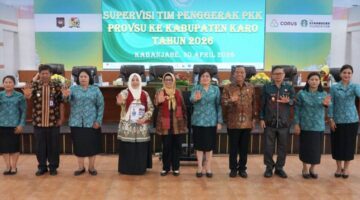 Tingkatkan Pembinaan, Bupati Karo Sambut Supervisi Desa Percontohan TP-PKK Sumut