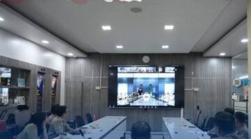 Stabilitas Fiskal Daerah, Bupati Karo Ikuti Zoom Meeting Penyaluran Hasil Pajak Rokok
