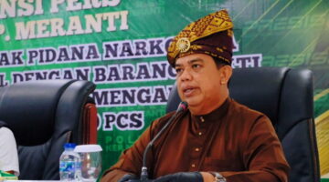Ketum DPH LAMR Meranti Hadir Dikonfres Polres. Sebut Polisi Tunjukkan Integrasi Luar Biasa