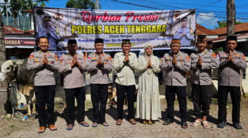 Qurban Presisi Polres Aceh Tenggara, Wujud Kepedulian dan Kebersamaan di Hari Raya Idul Adha 1447H