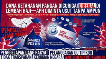 Rp134 Juta Dana Ketahanan Pangan Diduga Mengalir Tanpa Transparansi, Warga Lembah Haji Menuntut Keadilan