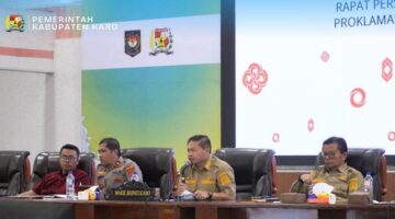Perkuat Sinergitas, Wakil Bupati Karo Pimpin Rapat Koordinasi Persiapan HUT RI Ke-81