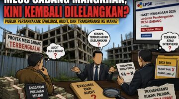 Misteri Mess Sabang Kembali Mencuat, Mengapa Proyek Mangkrak Bernilai Puluhan Miliar Kembali Dilelang?