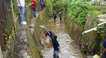 Lapas Sibolga Turun Bersama Masyarakat, Bersihkan Sungai dan Benahi Jalan Rusak