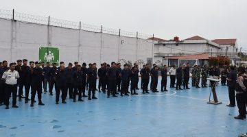 Gelar Razia Besar Besaran Bersama Brimob, TNI-Polri dan BNNK, Lapas Narkotika Pematangsiantar Pastikan Bersih Dari HP dan Narkoba
