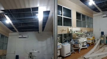 Plafon Ruang Bayi RSUMAK Gayo Lues Ambruk Sore Ini Saat Hujan Lebat, Mutu Bangunan Dipertanyakan