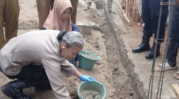 Kapolres Sergai Letakkan Batu Pertama Bedah Rumah Bilal Mayat, Bukti Nyata Semangat Polisi Bersama Masyarakat